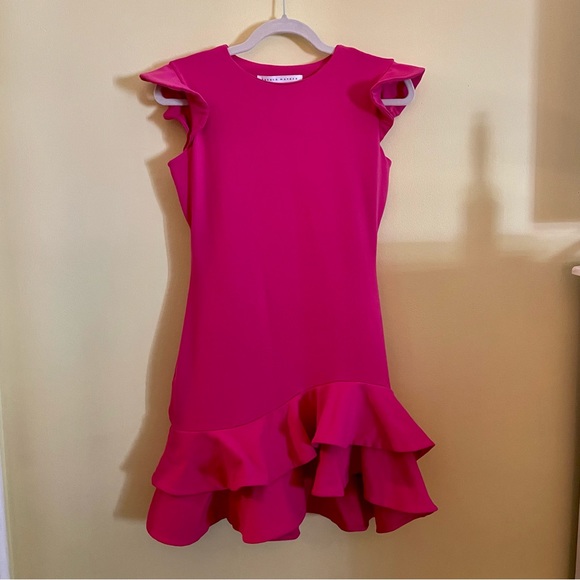 Susana Monaco Sleeveless Ruffle Hem Dress - Picture 4 of 4
